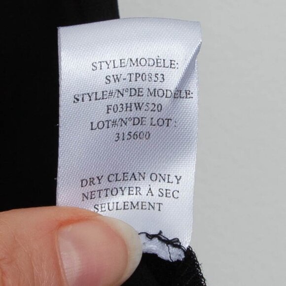 Helmut Lang Black Sleeveless Mesh Open Knit Blouse Womens Size Small - Picture 4 of 8